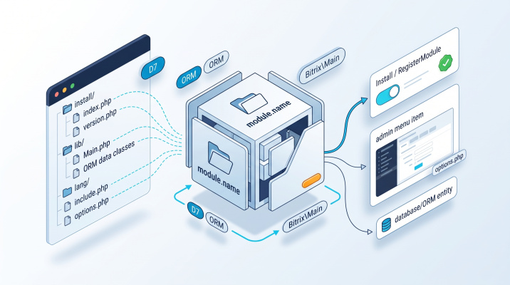 Заготовка мудуля D7 для Bitrix